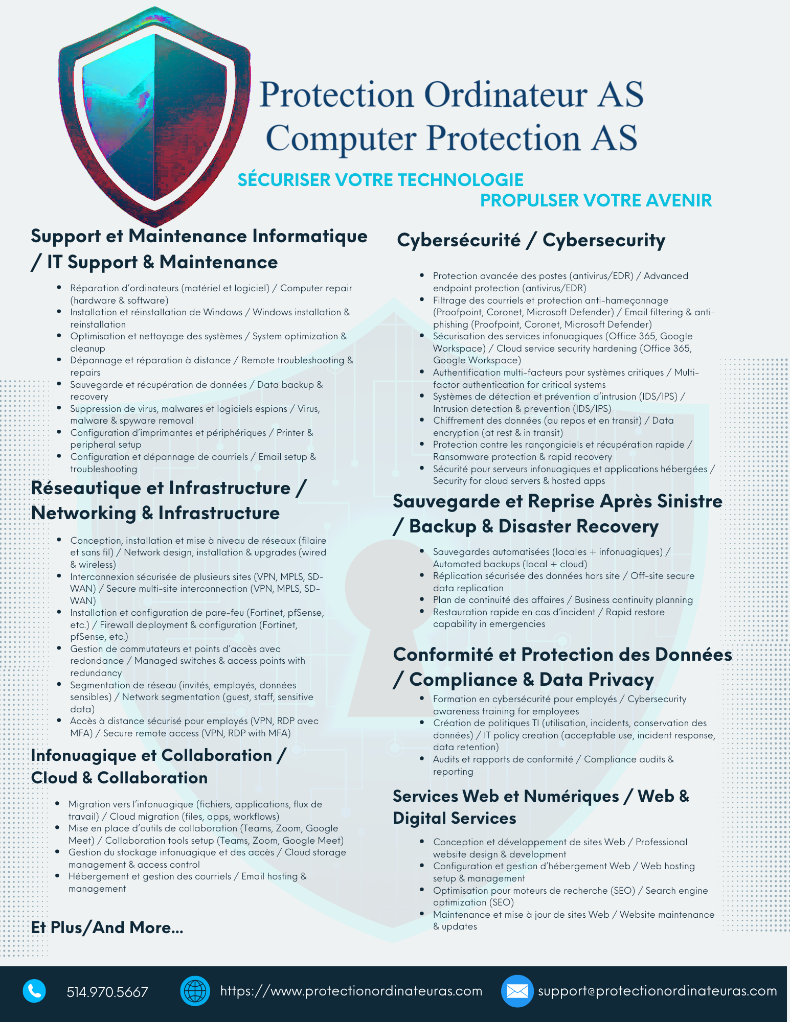 Business IT support: device management and secure operations